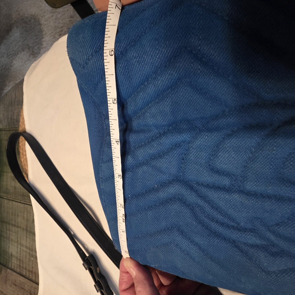 Gucci Blue DENIM GG Marmont Shoulder Bag - Picture 7 of 16